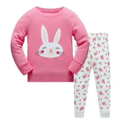 Baby Cotton Pajamas 3-8Y Long Sleeve Home Wear