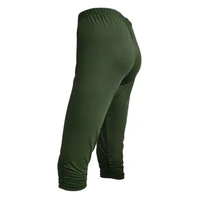 Europe and the United States new seven-point pleated cotton summer slim size outer wear candy-colored women's leggings wholesale