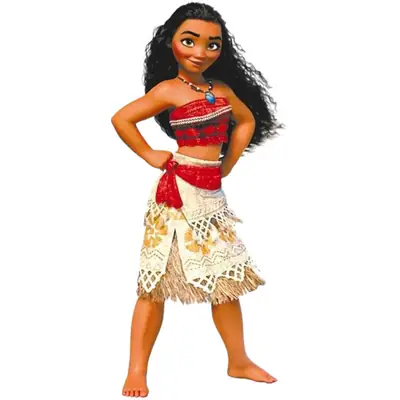 Moana Cosplay Costume Straw Skirt Performance Dress
