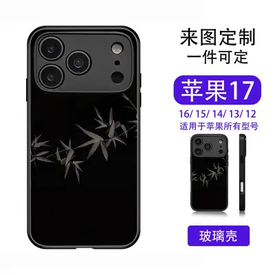 Customized iPhone17 High-Def Glass Case Painted Design