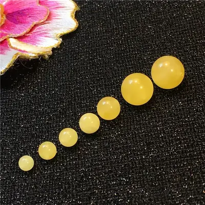 Natural Yellow Beads for Jewelry Making