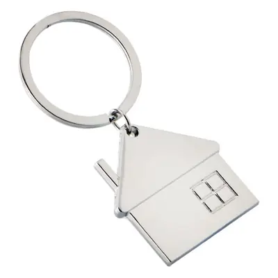 Manufacturer Wholesale Keychain Personalized Simulation Metal House Keychain Pendant Gift Can Laser Logo