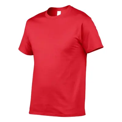 Gray Cotton Round Neck T-Shirt 150g