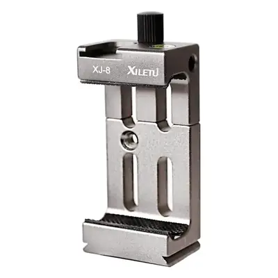 XJ-8 Aluminum Phone Tripod Stand Black
