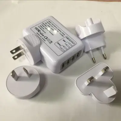 4 Port USB Travel Charger 3.1A 15.5W