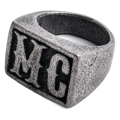European & American Personality Men's HD MC Titanium Steel Rings
