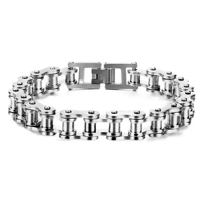 Titanium Steel Men's Motorcycle Chain Bracelet