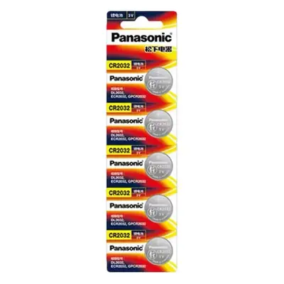 Panasonic Cr2032 Button Battery 3V Lithium Battery Car Remote Control Bitter Coating Battery