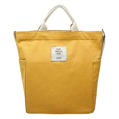 2026 Korean Style Canvas Bag for Women Solid Color Large Capacity