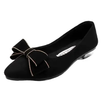 Spring and autumn new women's shoes sweet bow flat heel shallow mouth flat shoes women's old Beijing cloth shoes a generation of hair