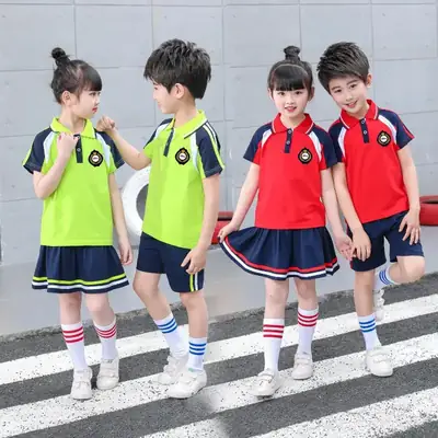 2024 Kids Summer School Uniforms British Style
