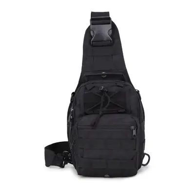 New Men's Black Crossbody Shoulder Bag Sports Camping Bag