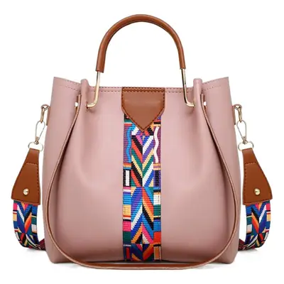 2024 Women's 4-Piece Pink Leather Handbag Set
