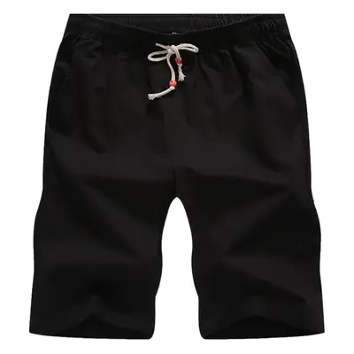 Men Cotton Casual Shorts Black Dropshipping