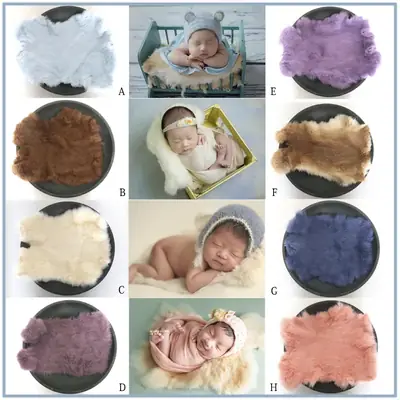 Newborn Baby Blanket Soft Fur Warm Cover