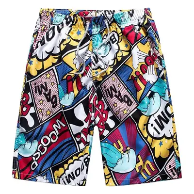 Men's Colorful Printed Casual Shorts