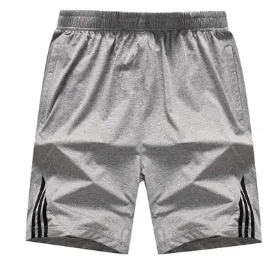 Men Grey Sports Shorts Large Cross Border