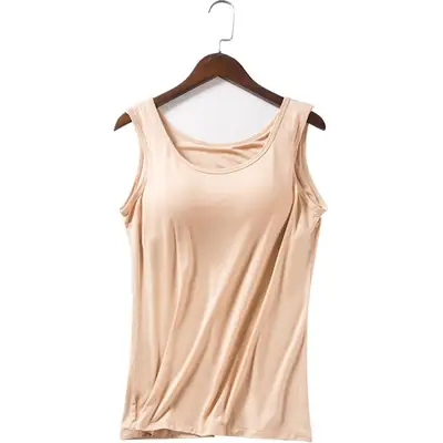Blue Sling Up Yoga Vest Women Large