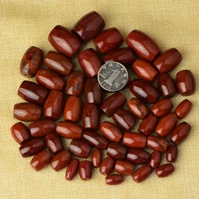 Warring States Red Jade Beads for DIY & Craft
