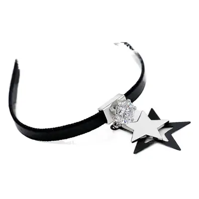 Black Star Clavicle Chain Necklace for Women