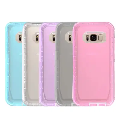 Pink Three-In-One Phone Case for Samsung S8 S10 Plus