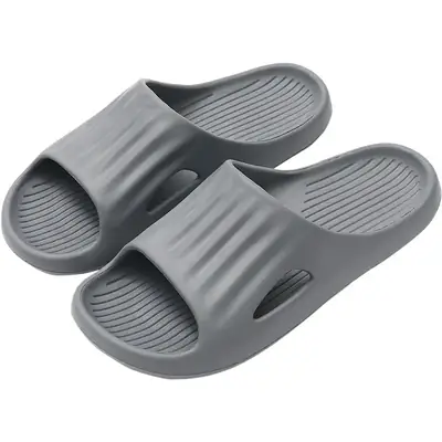 Men Winter Cotton Slippers Soft Indoor Home