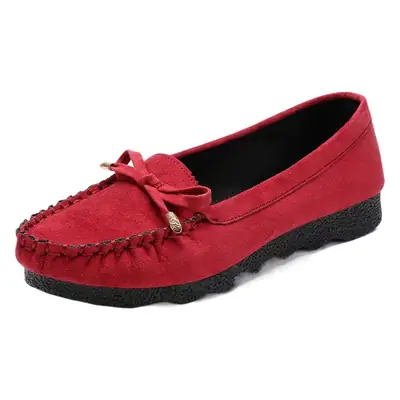 New old Beijing cloth shoes Women's Flat casual work shoes bow mother soft bottom beanie women's shoes a generation of hair