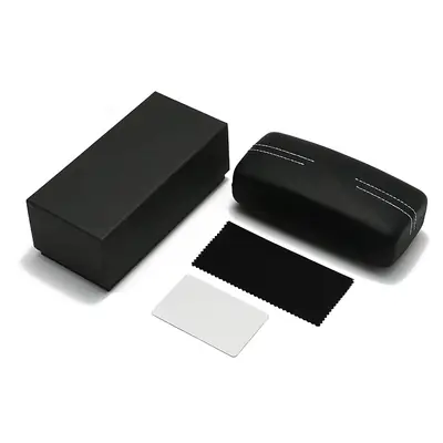 Portable Sunglasses Case Black Cloth Set
