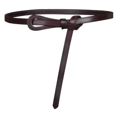 Korean Style Belted Coat Belt for Women Brown