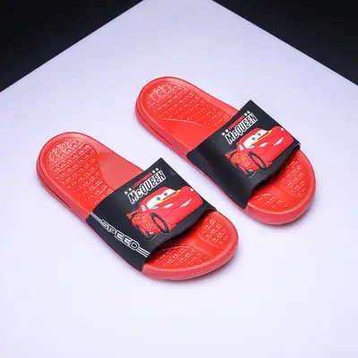 Pink Heart Pattern Kids Slippers for Girls