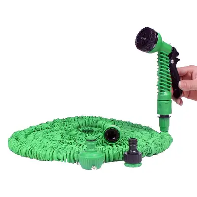 Cross-border special for triple magic garden telescopic water pipe high-pressure car wash water gun water flower watering hose car wash set