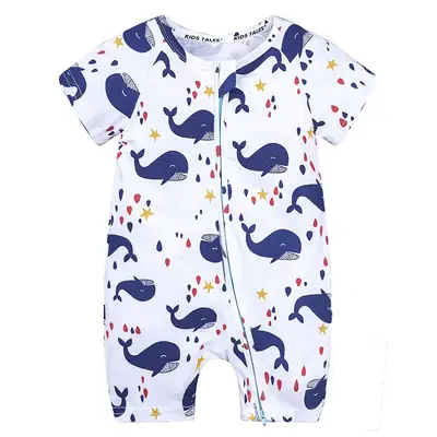 Baby Dinosaur Printed Shorts Set Blue