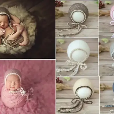 Newborn Baby Photography Props Hat Set
