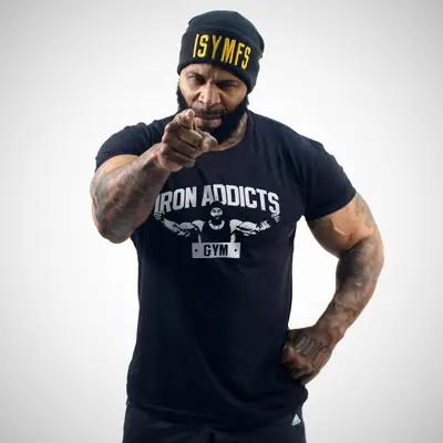 Iron Addicts Gym Men Maroon T-Shirt 2018
