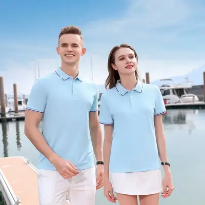 Orange Ice Ion Polo Shirt for Men Women