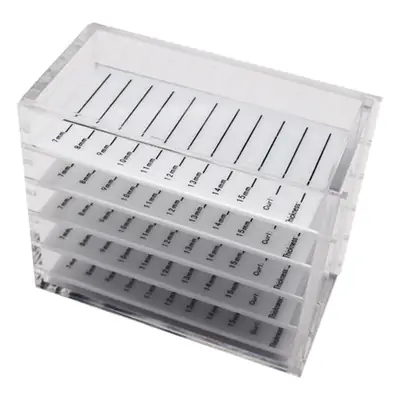 Acrylic 5-Layer Eyelash & Flower Storage Box