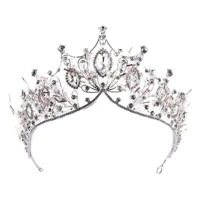 Crystal Princess Crown for Bridal Wedding Hairband