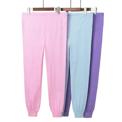 Cotton Long Pants for Pregnant Women Belly Support Winter Wear