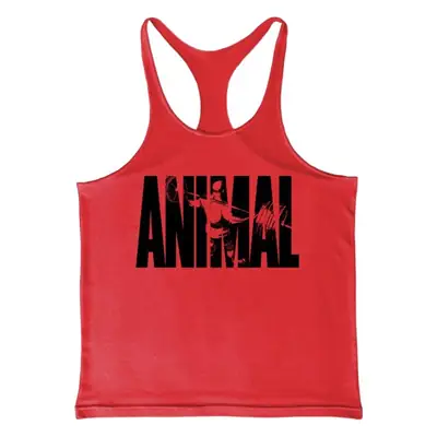 Blue ANIMAL Graphic Men's Fitness Camisole