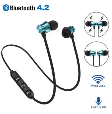 Magnetic Bluetooth Headset for Sports Use