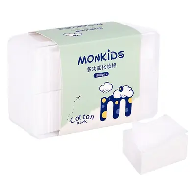 Moe Bai Than Cosmetic Cotton 1000 Boxed Non-Woven Beauty Remover