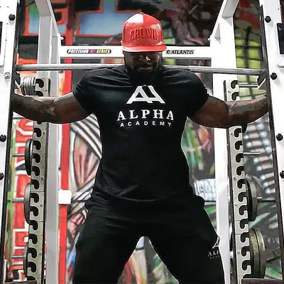 Alpha Academy Men's Black Gym T-Shirt