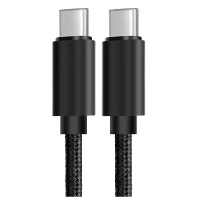 Fast Charging Cable 65W Type-C Braided Black