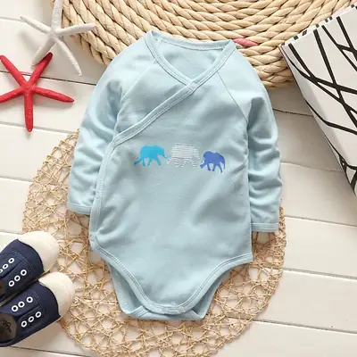 Baby Cotton Fart Design Long Sleeve Bodysuit White