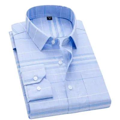 Men's Pink Plaid Button-Up Shirt Premium Quality