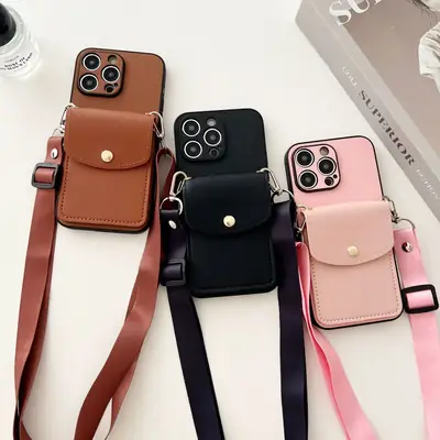 15 Crossbody Phone Case iPhone 14 Pro Max Black