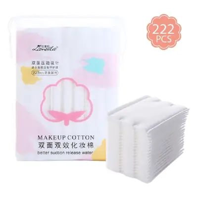 Double Sided Makeup Remover Cotton 222pcs Bag