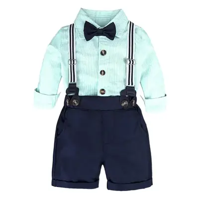 2025 Infant Toddler Suit Bow Tie Shorts Set