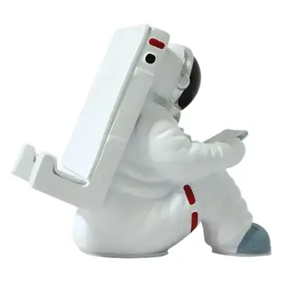 Resin Astronaut Mobile Phone Holder Blue