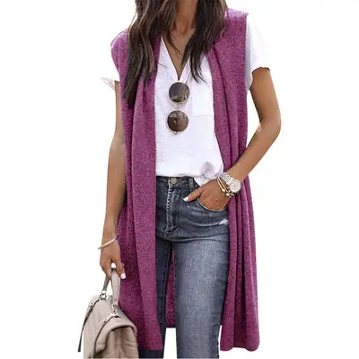 2026 Cross-Border Hot-Selling Vest Purple 8820
